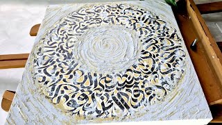 ASMR Texture & Calligraphy Process | خلق یک اثر کهن screenshot 5