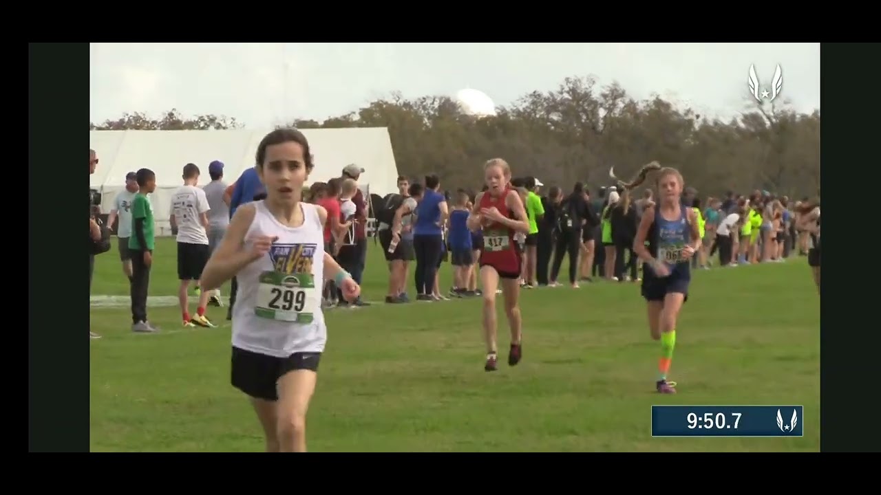 2022 USATF Cross Country Junior Olympics Championships group 2 girls 9