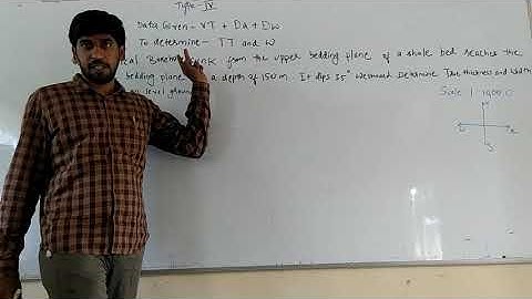 ENGINEERING GEOLOGY : THICKNESS OF STRATA