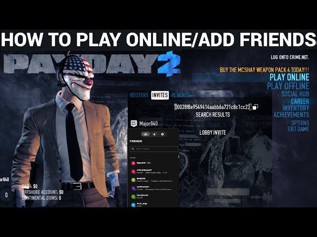 How to invite crossplay payday 3｜TikTok Search