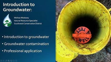 Introduction to Groundwater