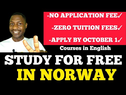 STUDY IN NORWAY FOR FREE| NO APPLICATION FEE,JUST THIS DOCUMENT|NTNU