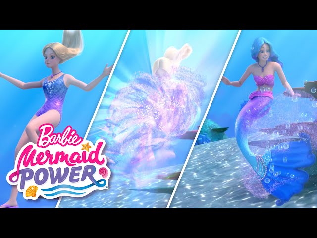 Transformasi Putri Duyung Ajaib! | Kekuatan Putri Duyung Barbie | Movie Clip class=