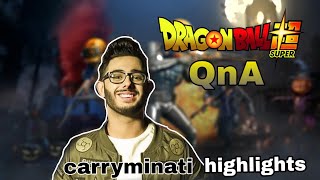 carryminati Dragon ball QnA | carryminati pubg mobile highlights