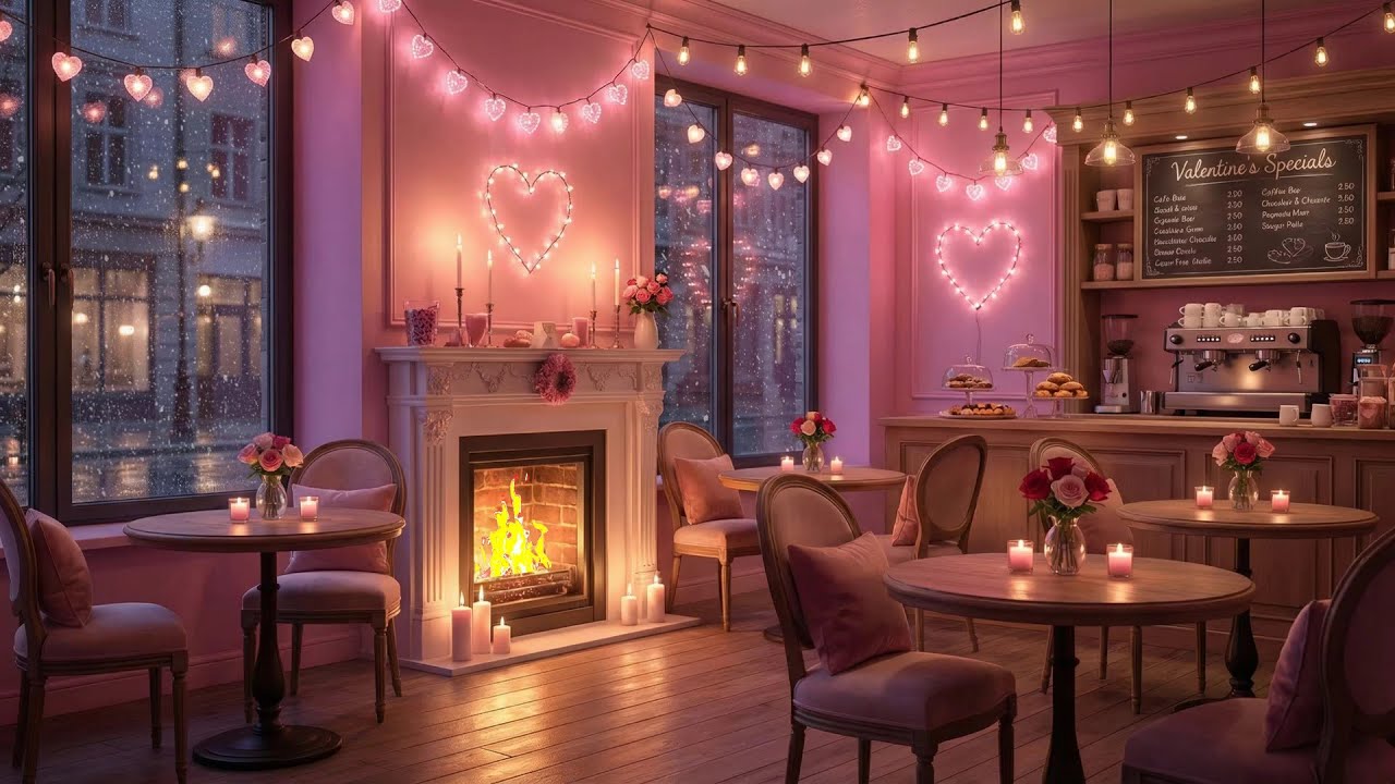 Classic Love Songs ❤️Frank Sinatra, Nat King Cole, Bennett & More | Romantic Fireplace Ambience