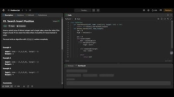 Easy || Faster || Python || Search Insert Position|| Array || Binary Search || LeetCode ||