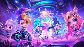 CinematicChibi K/DA all out Akali,Ahri,Evelynn & Kaisa |TFT Tencent: Goldspatula