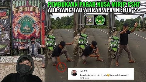 Viral Pembukaan Pagar Nusa M!r!p Psht