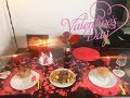 MA JOURNEE SAINT VALENTIN كيف وجدت راسي و المائدة في عيد الحب