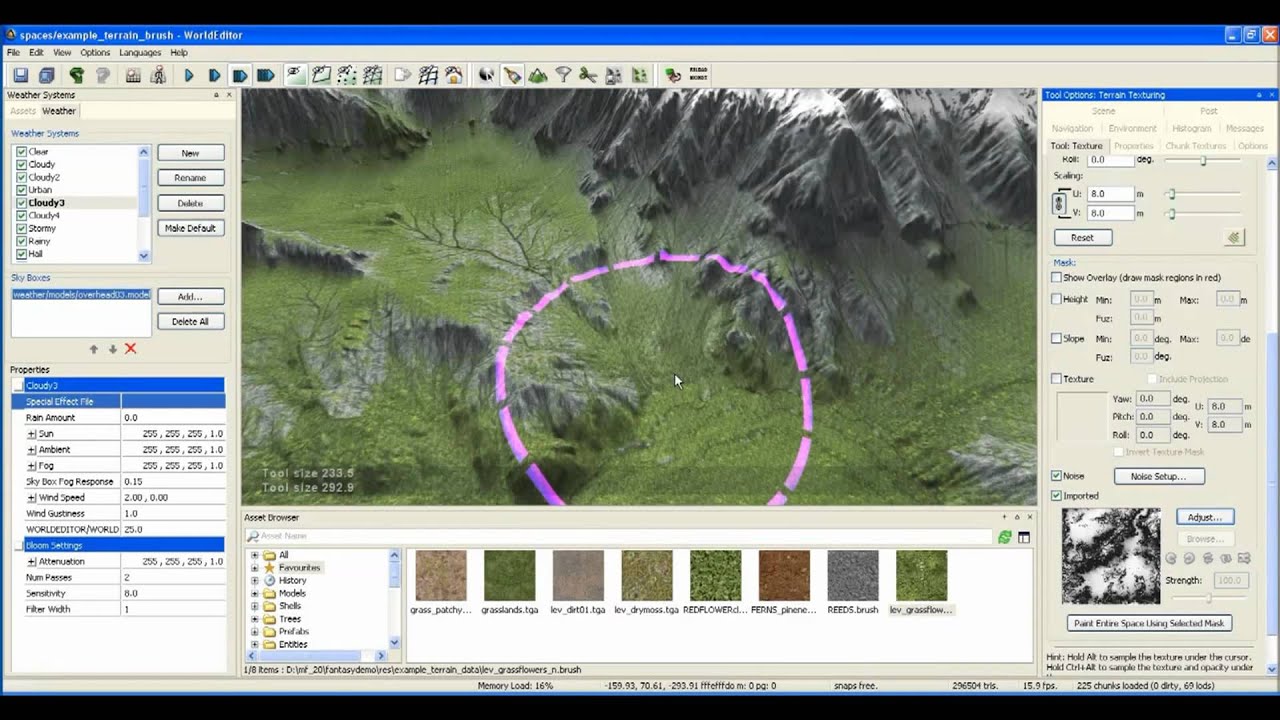 BigWorld Tutorial: World Editor: Adding Flora Objects - YouTube