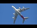 Qantas A380 Flying over me #3 (With condensation!)