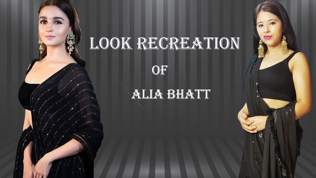 Aggregate more than 194 alia bhatt black saree