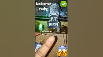 touch switch making using BC 557 transistor#shorts #youtubeshorts #viral