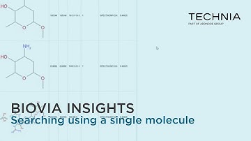 Searching using a single molecule