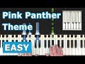 Pink Panther Theme - EASY Piano Tutorial - How To Play (Synthesia)