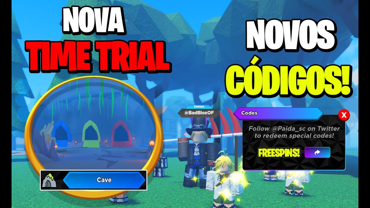 NOVA TIME TRIAL, NOVOS CÓDIGOS E TUDO SOBRE O UPDATE 3.0 NO ANIME SOULS ...