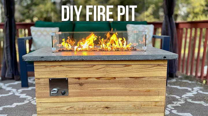 DIY Patio Gas Fire Pit Table
