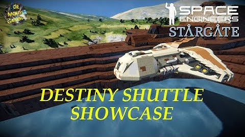 Space Engineers Stargate Universe Destiny Shuttle Mod.io Showcase