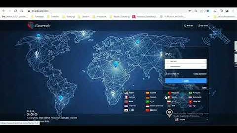 iStartek GPS Tracking System Platform languages