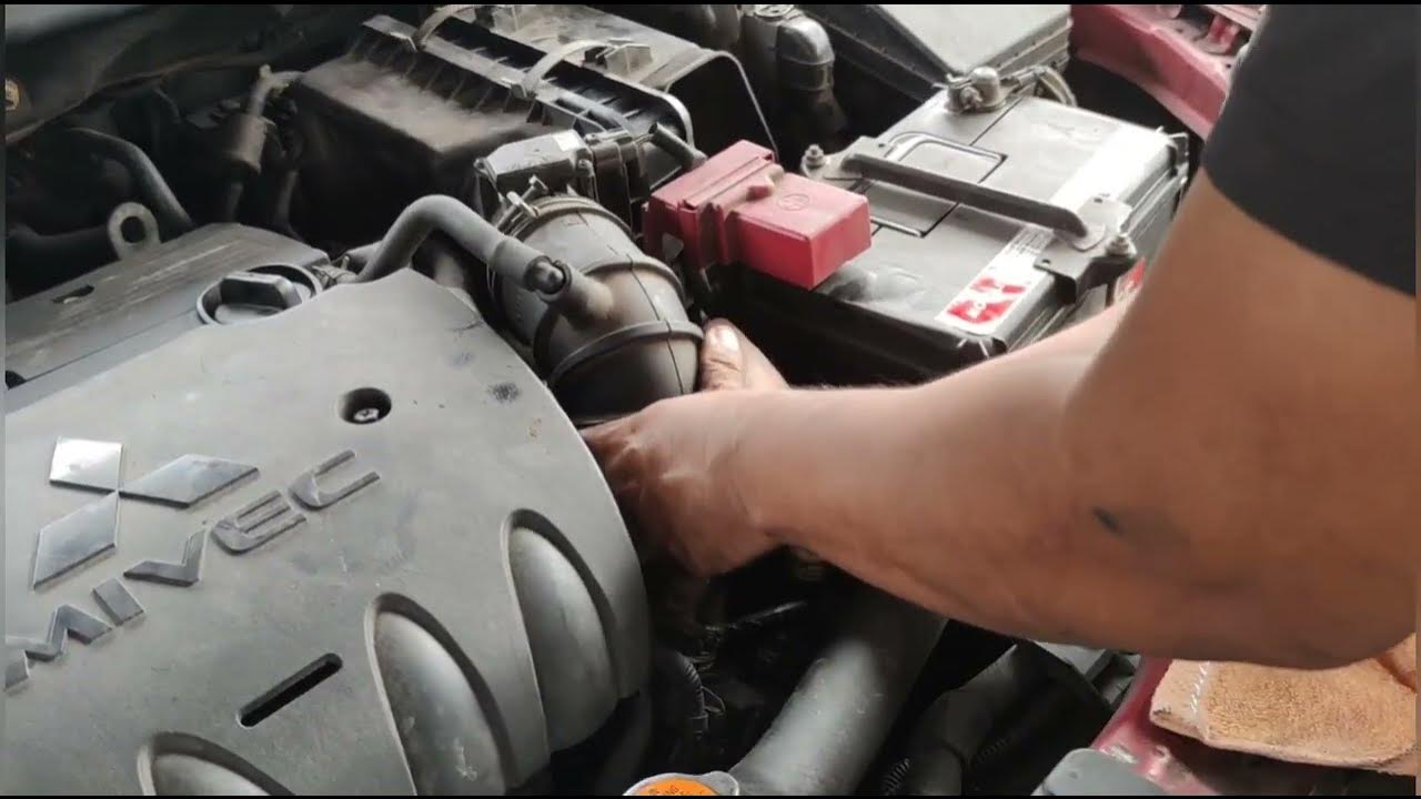 How to Clean Throttle Body mitsubishi lancer without Removing it cara