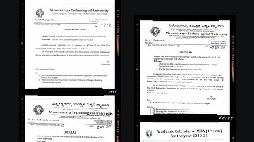 VTU : #MBA #MCA #BE #Civil #Elective #Syllabus #Commencement #update