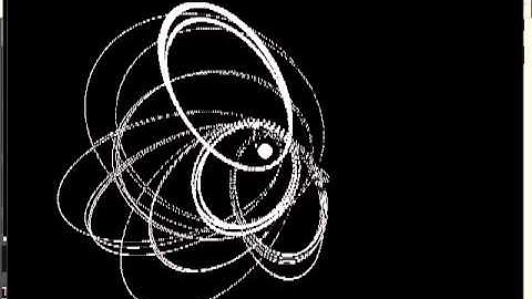 A Python simulator of gravity, using Runge-Kutta 4th order solution