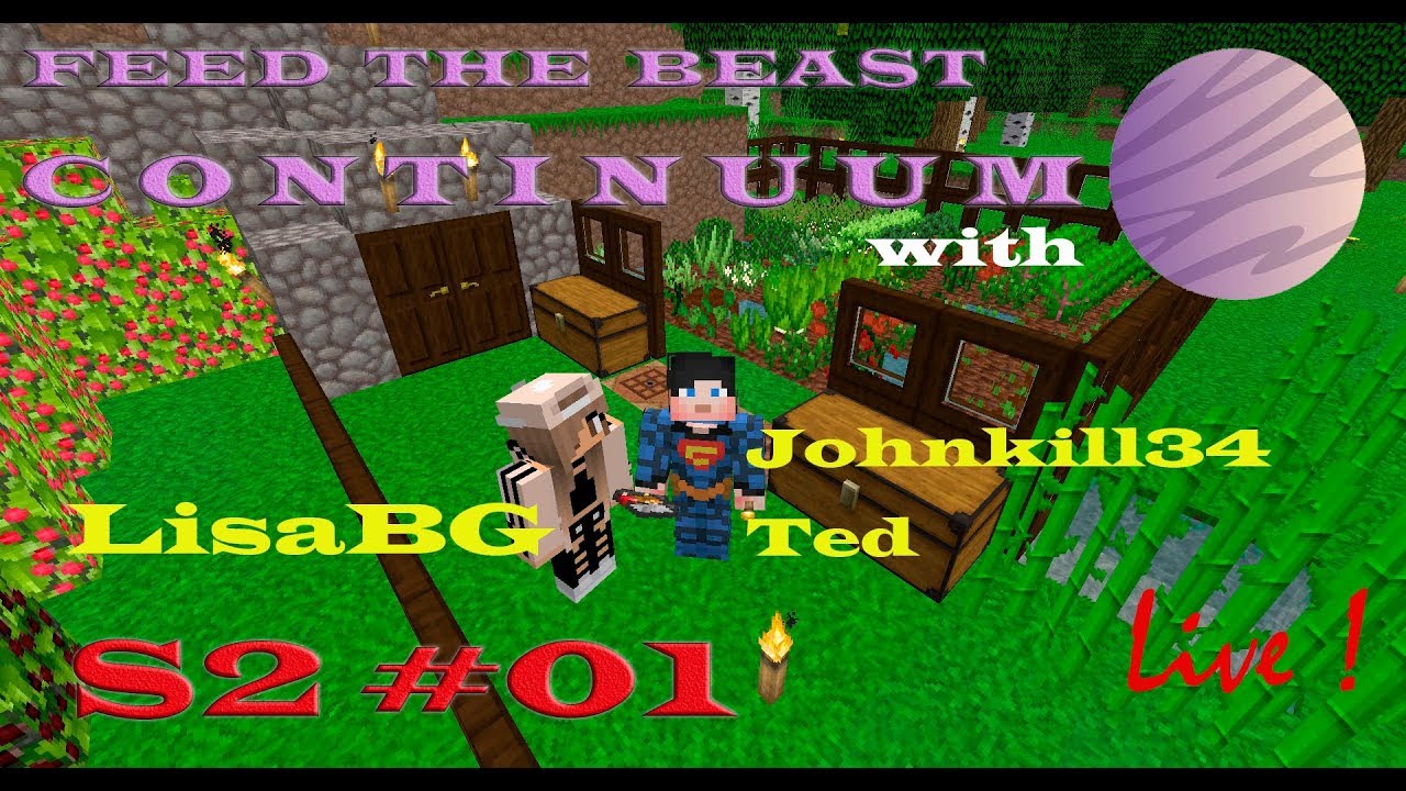 FTB Continuum minecraft modpack - сезон 2 / 01