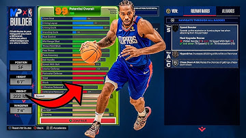 NBA 2K24 KAWHI LEONARD BUILD IS INSANE!!! BEST SHOT-CREATING LOCKDOWN BUILD RIGHT NOW!!!!