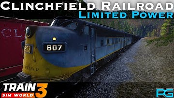 Train Sim World 3 - Clinchfield Railroad - Limited Power Scenario