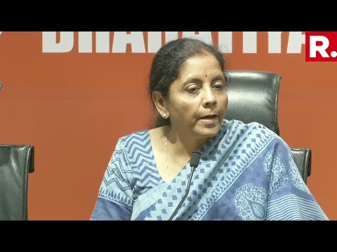 Raksha Mantri Nirmala Sitharaman Addresses A Press Briefing On Kamal Haasan's 'Hindu Terror' Comment