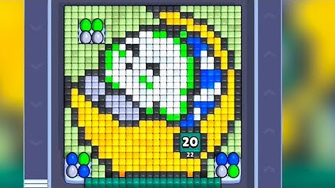 Pixel flow level 143 Walkthrough Solution 