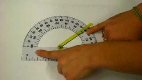 RHS Geometry - How to Use a Protractor