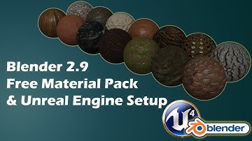 Blender to Unreal Engine Material Creation + Material Download 🎁(Pack 2)🎁