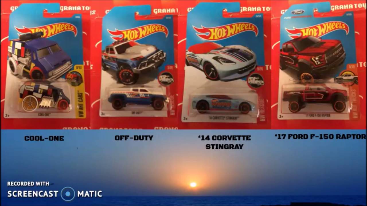Hot Wheels 2017 A Case Lineup YouTube