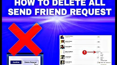 How to cancel all sent Friend request in one click on fb