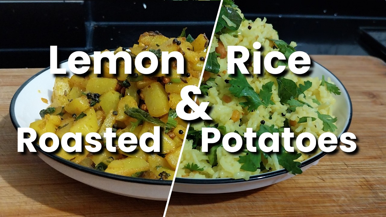Lemon Rice & Roasted Potatoes
