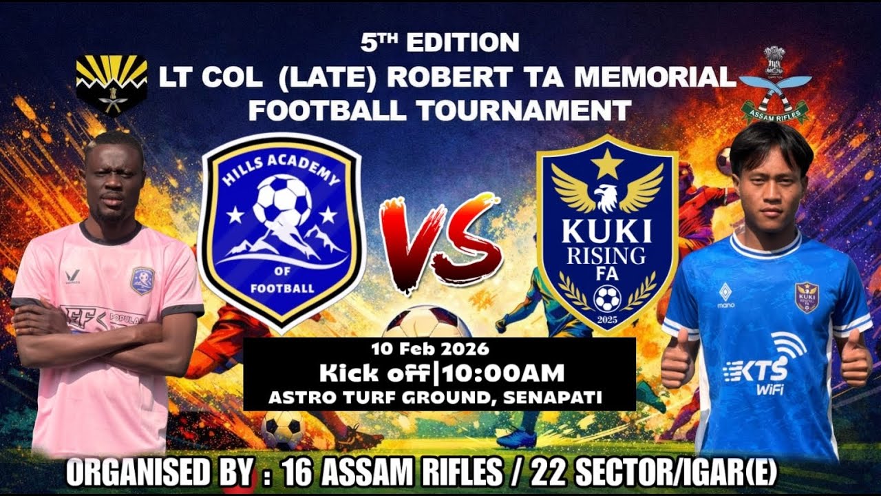 Hills Academy FA vs Kuki Rising FA | 5th Edition Robert Cup - 2026