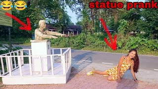 prank videos| statue prank|