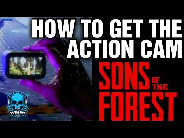 Câmera de ação em Sons of the Forest: onde encontrar vídeos