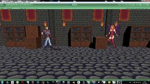 Vampire Killer scene, Aseprite, Blender, Sprytile and Unity 1