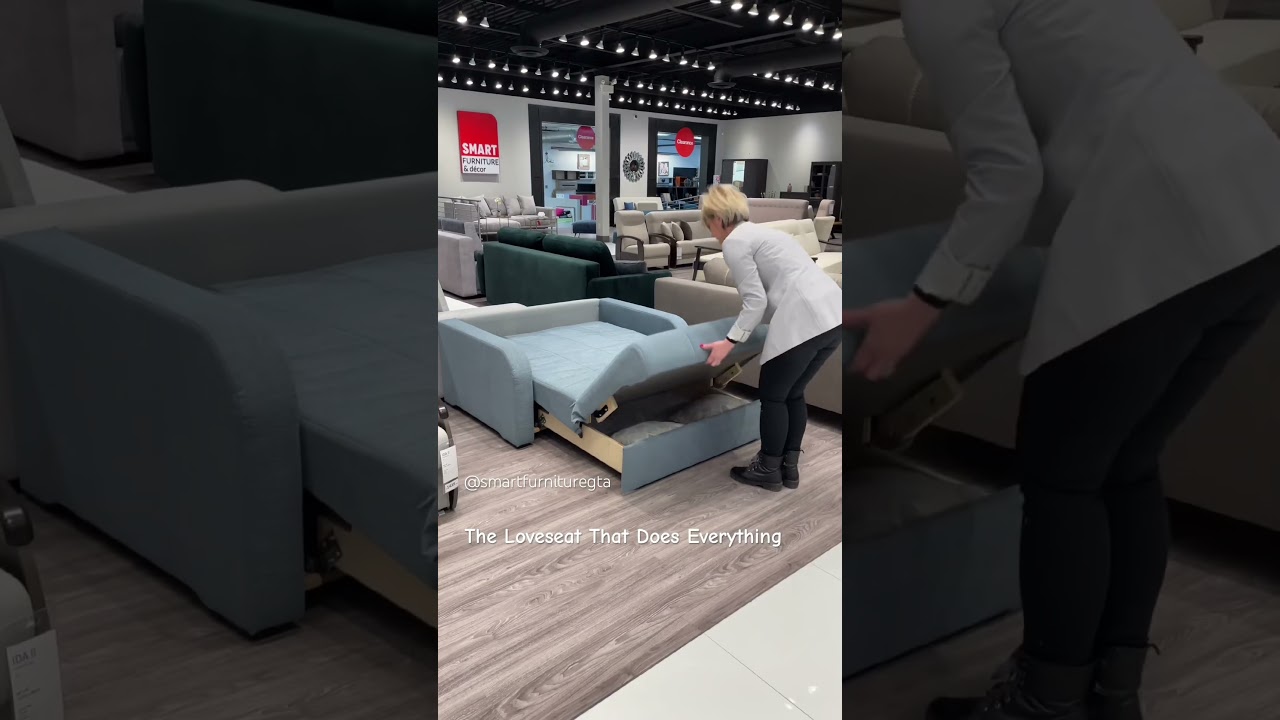 Tuli H Loveseat Sofa Bed | Sofa, Bed & Storage in One Easy Pull-Out