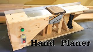 【DIY】make a hand planer Benchtop jointer