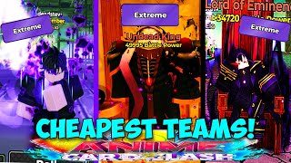 USE THESE *CHEAP* TEAMS TO BEAT EVERY EXTREME BOSS In Anime Card Clash! Roblox