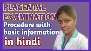 Examination of placenta in hindi | Surface of placenta | Placental examination nursing (ANM GNM) |