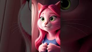 Sad Pink Cat Loses Her Kitten