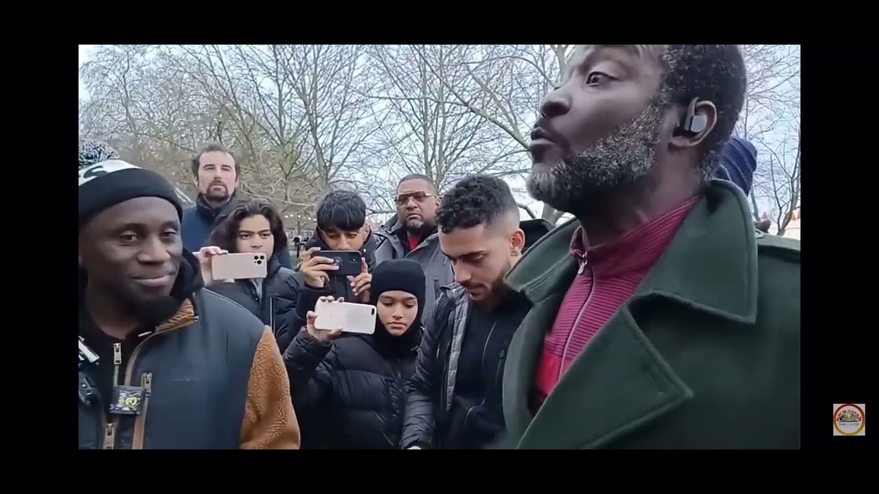 Who Is The Creator! Preacher schools Lamin at Speakers Corner - YouTube