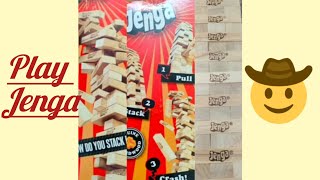 Jenga challenge,how to play jenga kids indoor games,games to learn #jengachallenge #indoorgames