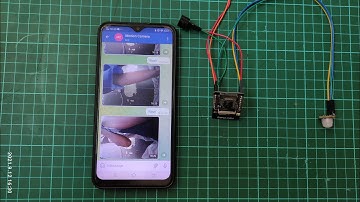 PROJECT #064 : ESP32-CAM MOTION SENSOR DETECTION CAMERA WITH NOTIFICATION AND CONTROL USING TELEGRAM