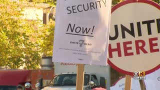 Johns Hopkins University food service workers protest over fallout from contract negotiations