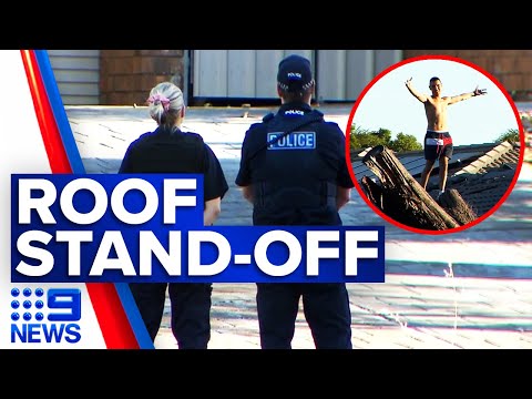 Man in hospital after intense police standoff | 9 News Australia thumbnail